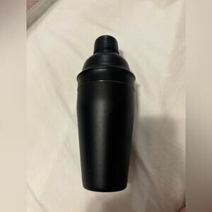 True & Co. Sleek Black Cocktail Shaker